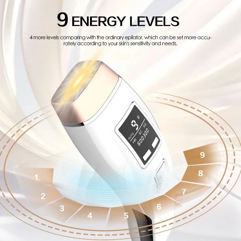 4 In 1 IPL Hair Removal Device With Cooling Acne Treatment And LCD Display 2