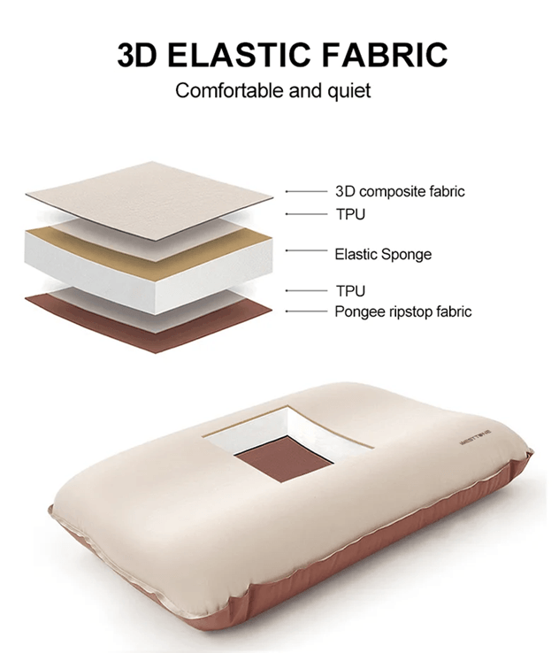 Westtune Portable Self Inflating Camping Pillow Compact Travel Design 2