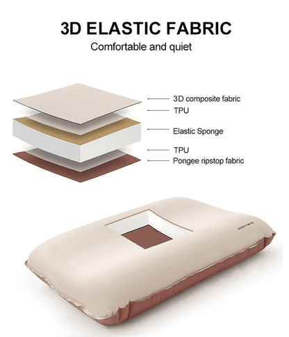 Westtune Portable Self Inflating Camping Pillow Compact Travel Design 2