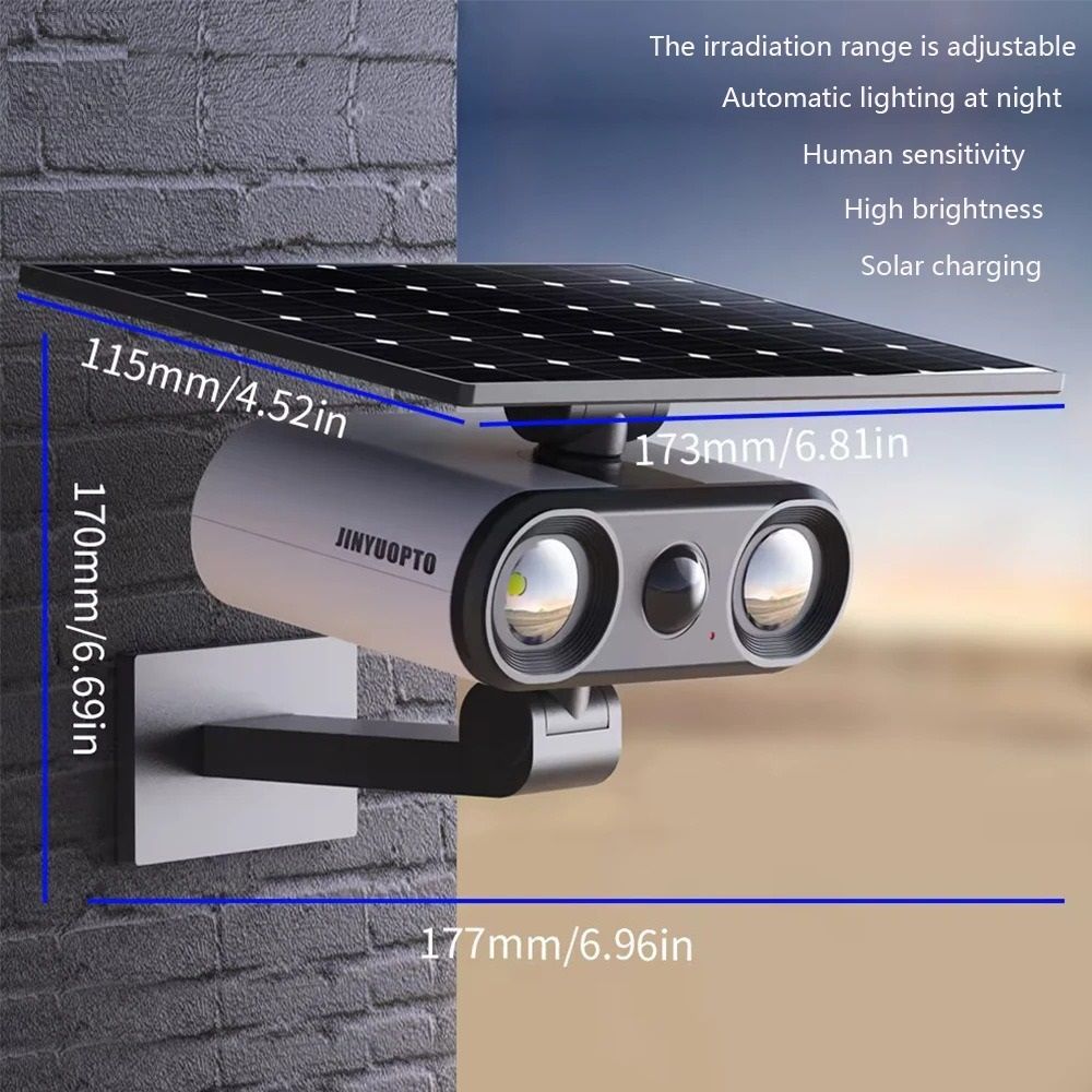 Outdoor Solar Motion Sensor Light With Waterproof IP65 And MultiColor LED Options 5