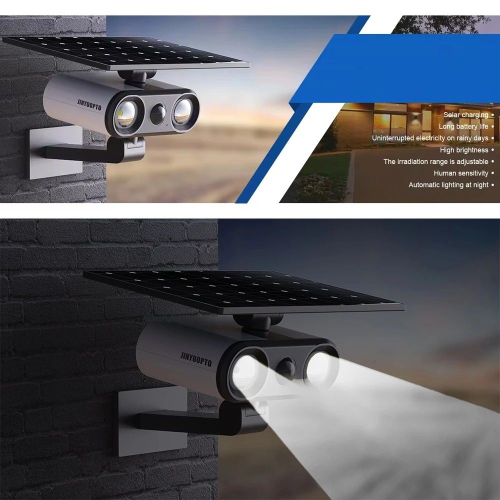 Outdoor Solar Motion Sensor Light with Waterproof IP65 and Multi-Color LED Options