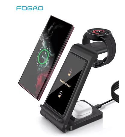 PowerDock 3 in 1 Wireless Charger for Samsung Galaxy Phones Watch and Buds