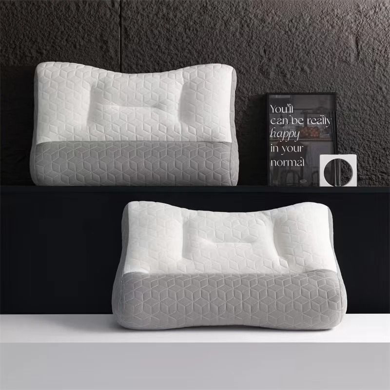 Orthopedic Cervical Pillow Natural Rubber Neck Support For Restful Sleep 3