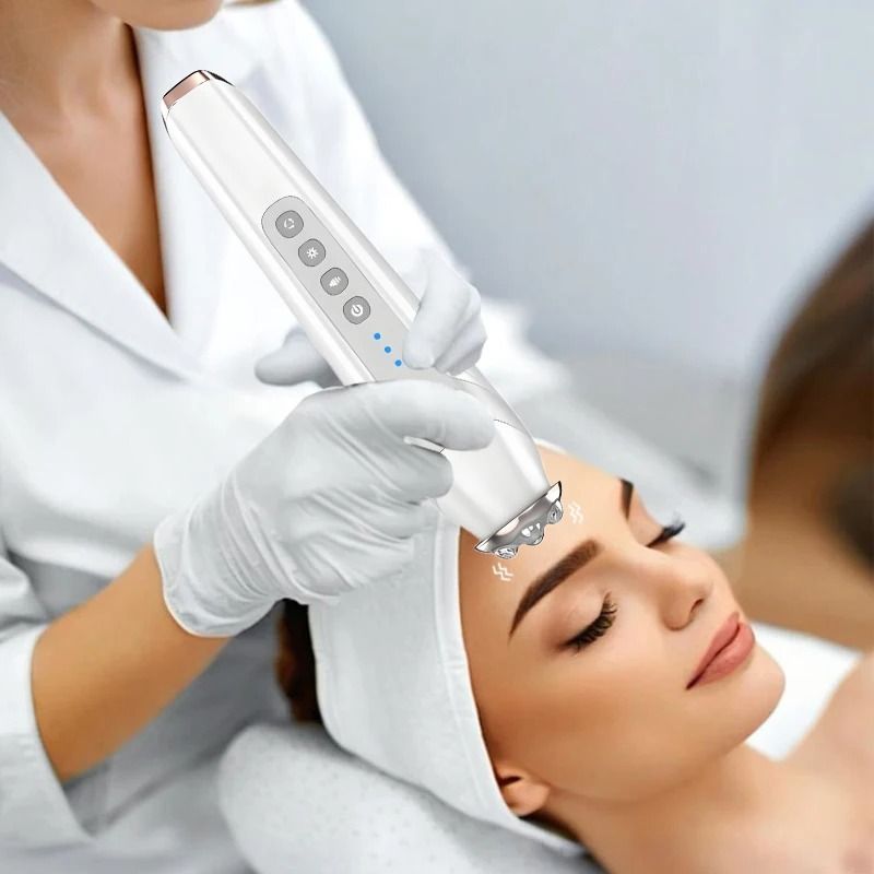 Oxygen Bubble Pen CO2 Facial Device with LED Therapy