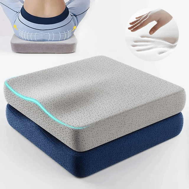 Ergonomic Memory Foam Seat Cushion for Tailbone and Office Comfort