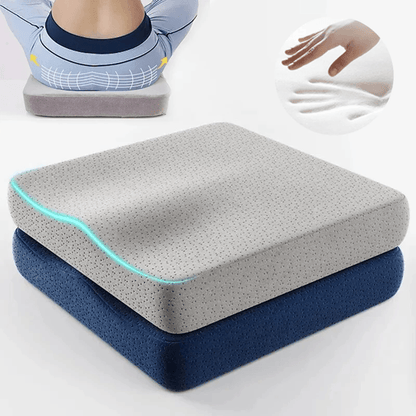 Ergonomic Memory Foam Seat Cushion for Tailbone and Office Comfort