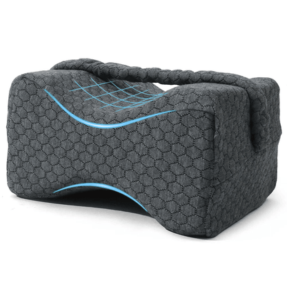Memory Foam Knee Pillow For Side Sleepers With Adjustable Strap 3