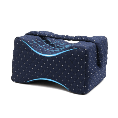 Memory Foam Knee Pillow For Side Sleepers With Adjustable Strap 5