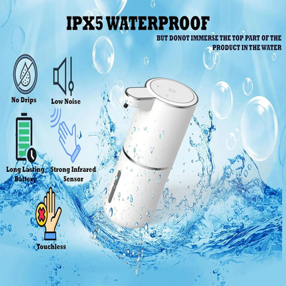 Automatic Foam Soap Dispenser With USB Rechargeable Touchless Sensor 4