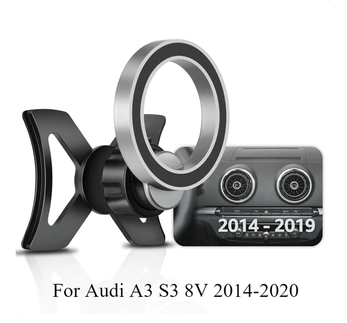 Magnetic Phone Holder For Audi A3 S3 8V Air Vent Mount With Magsafe Support 2
