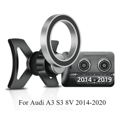 Magnetic Phone Holder For Audi A3 S3 8V Air Vent Mount With Magsafe Support 2