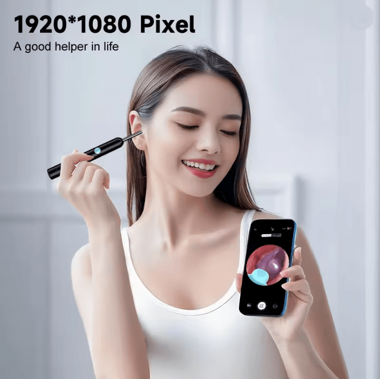 Smart Visual Ear Camera With 1080P HD WiFi Endoscope And Waterproof Ear Cleaner 2