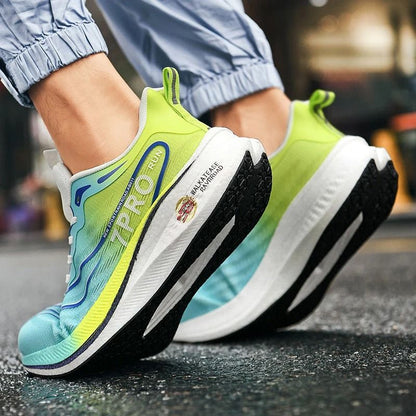 Men Running Shoes Lightweight Carbon Plate Sports Sneakers 2