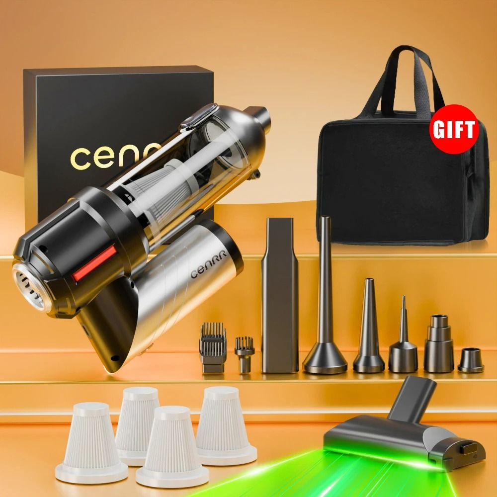 Cordless Car Vacuum Cleaner Powerful Mini Handheld 10