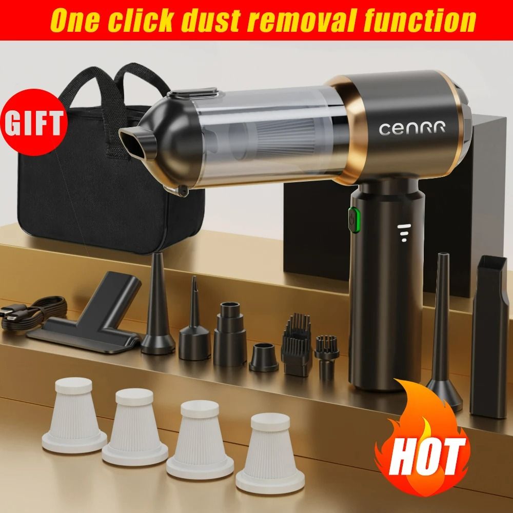 Cordless Car Vacuum Cleaner Strong Suction Handheld 11