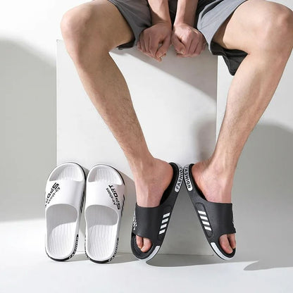 Fashion Mens Non Slip Slippers with Soft Sole