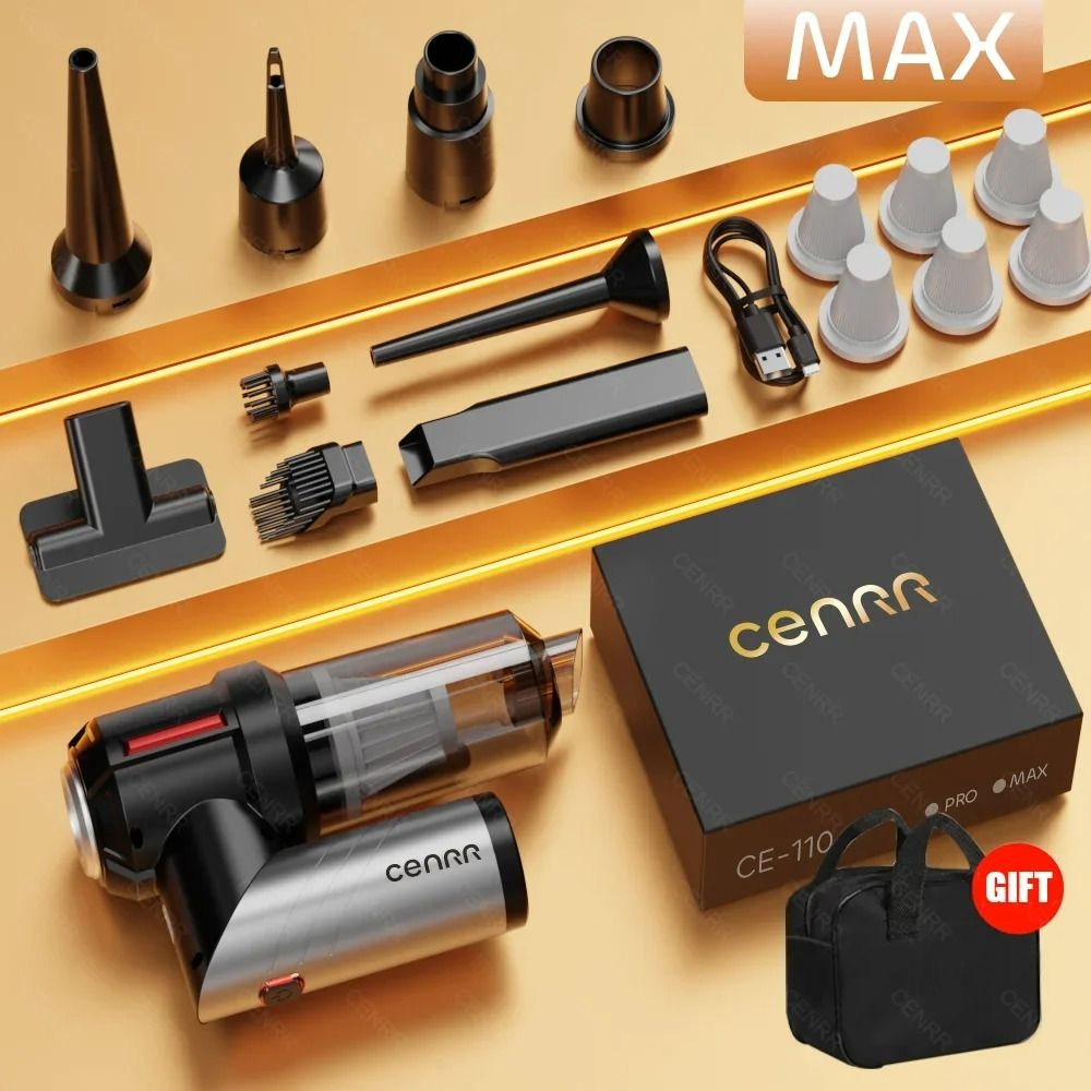 High Pressure Cordless Car Vacuum Cleaner With HEPA Options 11