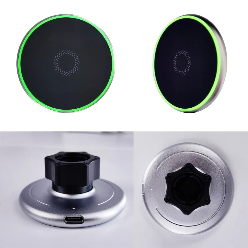 Magnetic Car Phone Mount With Wireless Charging And Fixed Base For 10 Inch Screen 4