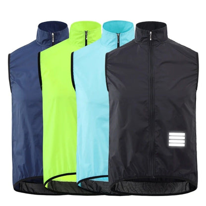 Lightweight Windproof Cycling Vest for Men Outdoor MTB Sports