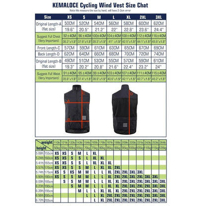 Lightweight Windproof Cycling Vest For Men Outdoor MTB Sports 2