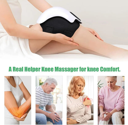 Cordless Knee Massager with Vibration Heat Joint Relaxation Therapy