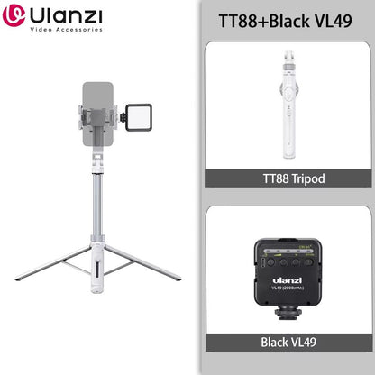 Ulanzi TT88 Overhead Phone Tripod  144M Extension Selfie Stick With Magnetic Clamp  Wireless Remote 7