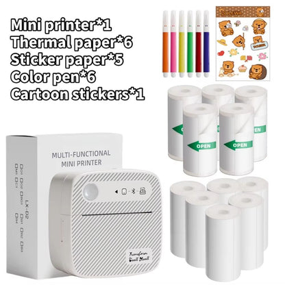 DOLEWA B3 Portable Mini Printer  Wireless Bluetooth Inkless Sticker  Label Maker For Office School  13