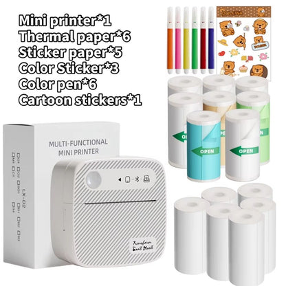 DOLEWA B3 Portable Mini Printer  Wireless Bluetooth Inkless Sticker  Label Maker For Office School  14