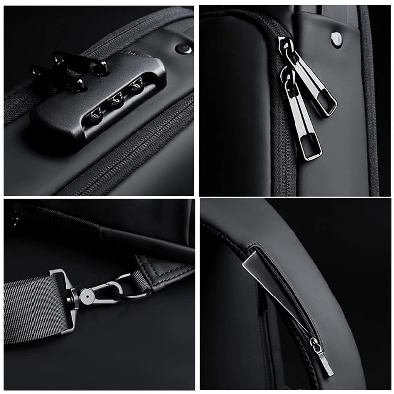Multifunction Crossbody Chest Bag With USB Charging Port And Anti Theft Design 2
