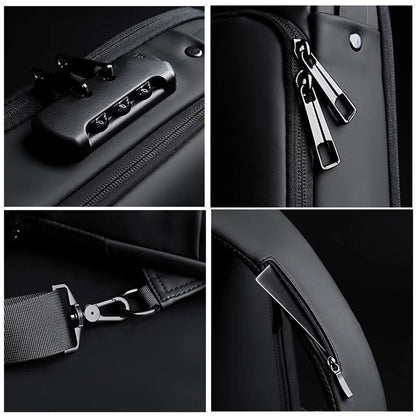 Multifunction Crossbody Chest Bag With USB Charging Port And Anti Theft Design 2