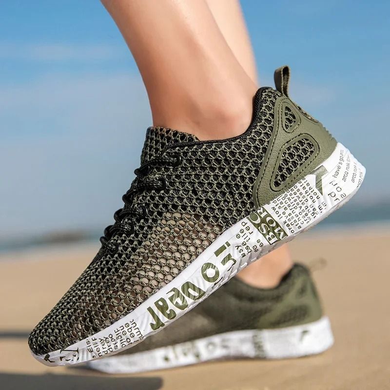 Mens Lightweight Mesh Aqua Shoes Quick Dry Breathable Water Sneakers 7