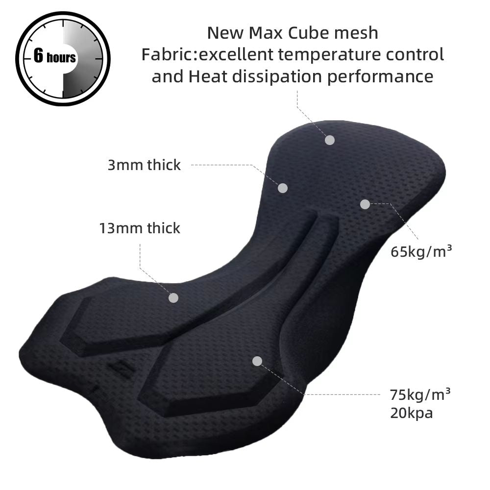 YKYWBIKE Mens Cycling Bib Shorts  Road  MTB Bike Tights With 6Hour Belgium Padding 1