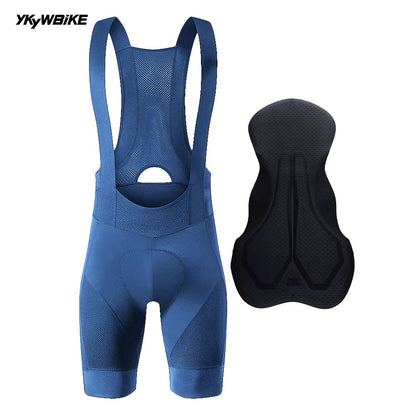 YKYWBIKE Mens Cycling Bib Shorts  Road  MTB Bike Tights With 6Hour Belgium Padding 14
