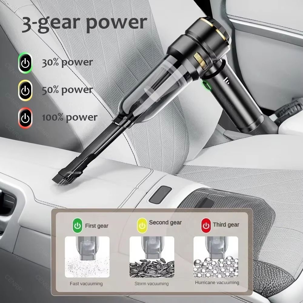 CENRR 998000PA Car Vacuum Cleaner  Powerful Portable Handheld Cordless Vacuum For Cars  Accessories 1