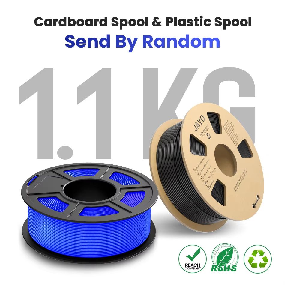 JAYO 3D Printer Filament Bundle  PLA ABS PETG Silk PLA 175mm 5 Rolls NoBubble Printing Material For 5