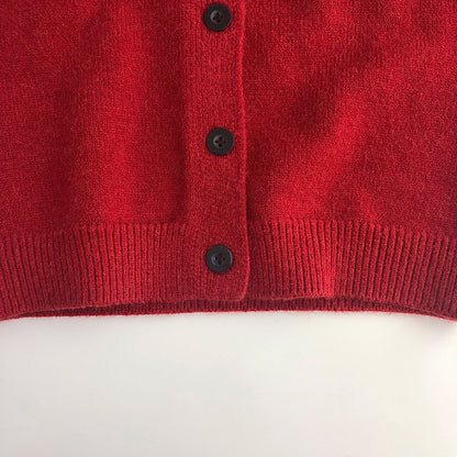 Autumn Winter Kids Sweater, Red Girls Knit Cardigan Jacket, New Year Christmas Knitwear Coat Boys Baby Sweater