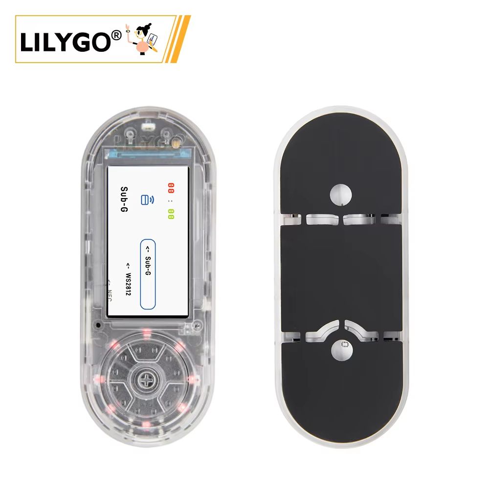 LILYGO T-Embed ESP32-S3 Development Board – Low-Power Sub-1GHz RF Transceiver with PN532 NFC, RFID, LCD & 1300mAh Batter