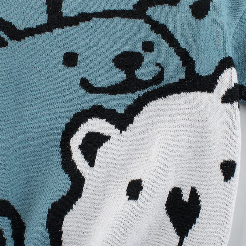 Toddler Kid Baby Girls Clothes, Infant Boys Sweater, Autumn Winter Knit Pullover Top Cute Sweet Children Sweater