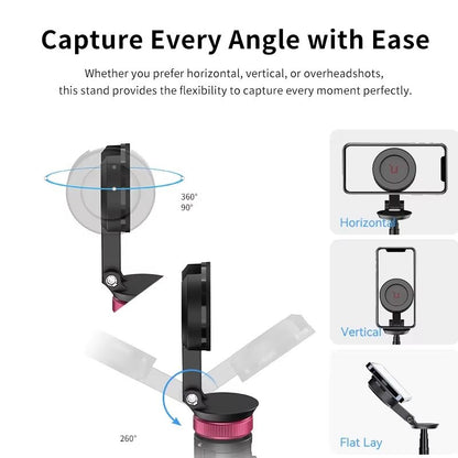 Ulanzi MT84 MagSafe Selfie Stick Tripod  153M Phone Tripod With Bluetooth Remote For IPhone Vloggin 2