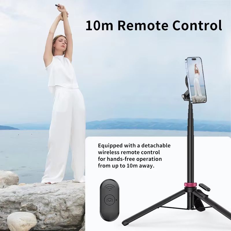 Ulanzi MT84 MagSafe Selfie Stick Tripod  153M Phone Tripod With Bluetooth Remote For IPhone Vloggin 4