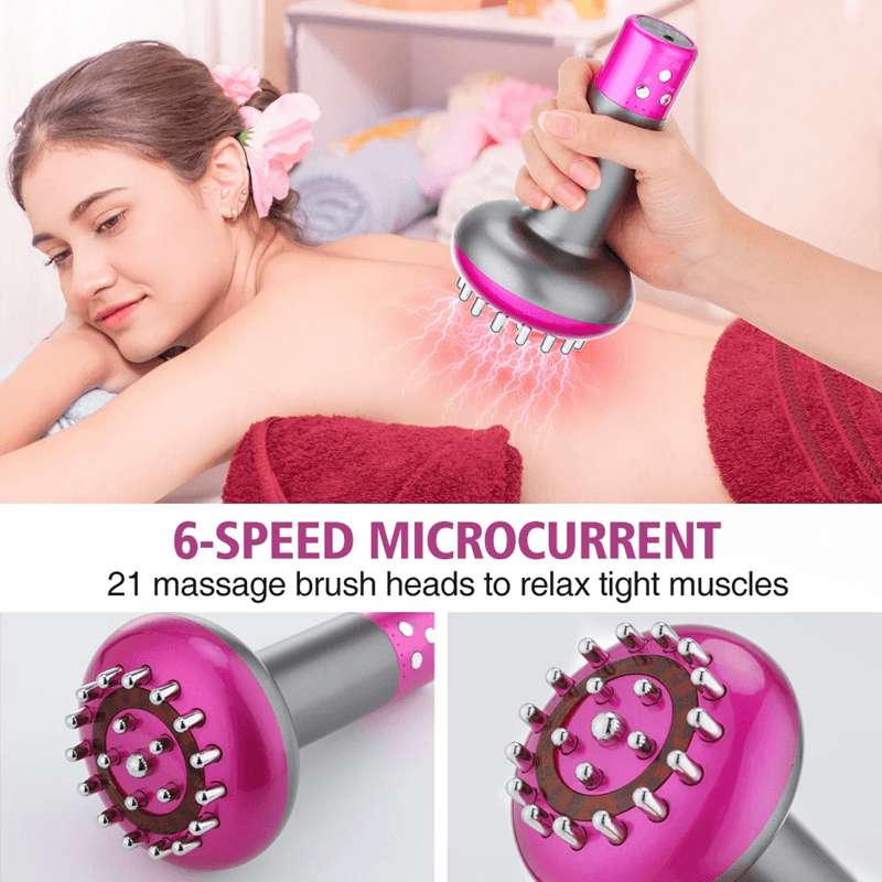 Rechargeable Guasha Massager With Heating For Body Shaping And Lymphatic Detox 2