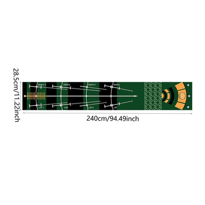 Golf Putting Mat Gift For Golfer Portable Golf Training Aid  Lightweight Golfing Accessory To Impro 6