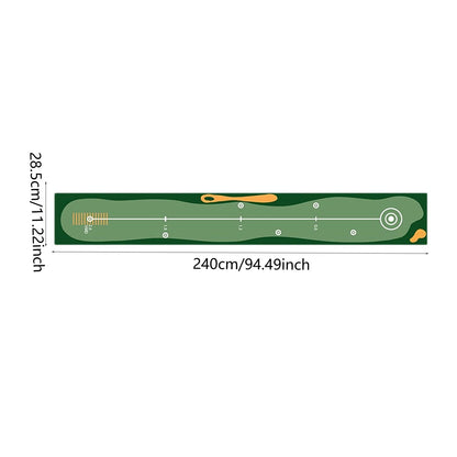 Golf Putting Mat Gift For Golfer Portable Golf Training Aid  Lightweight Golfing Accessory To Impro 7