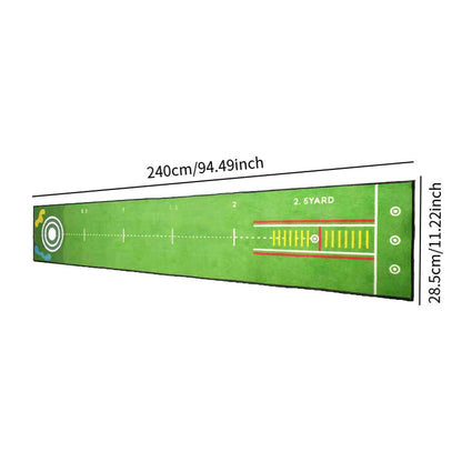 Golf Putting Mat Gift For Golfer Portable Golf Training Aid  Lightweight Golfing Accessory To Impro 9