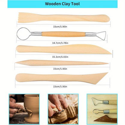 25pcs Clay Sculpting Tool Set with Spherical Engraving Stylus, Ultimate Modelling Clay Tool Kit for Pottery Ceramic