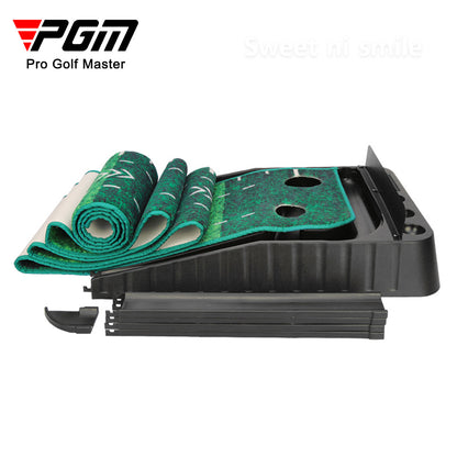 Mini Golf Putting Green Fairway Mat With Ball Return Golf Putting Mat  Golf Putter Trainer Green Ca 2