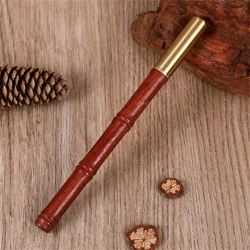 Bamboo Pen Business Signing Gel Pen Guest Sign In Pen Smooth to Write Office Supplies Hotel Reception Stylish & Durable
