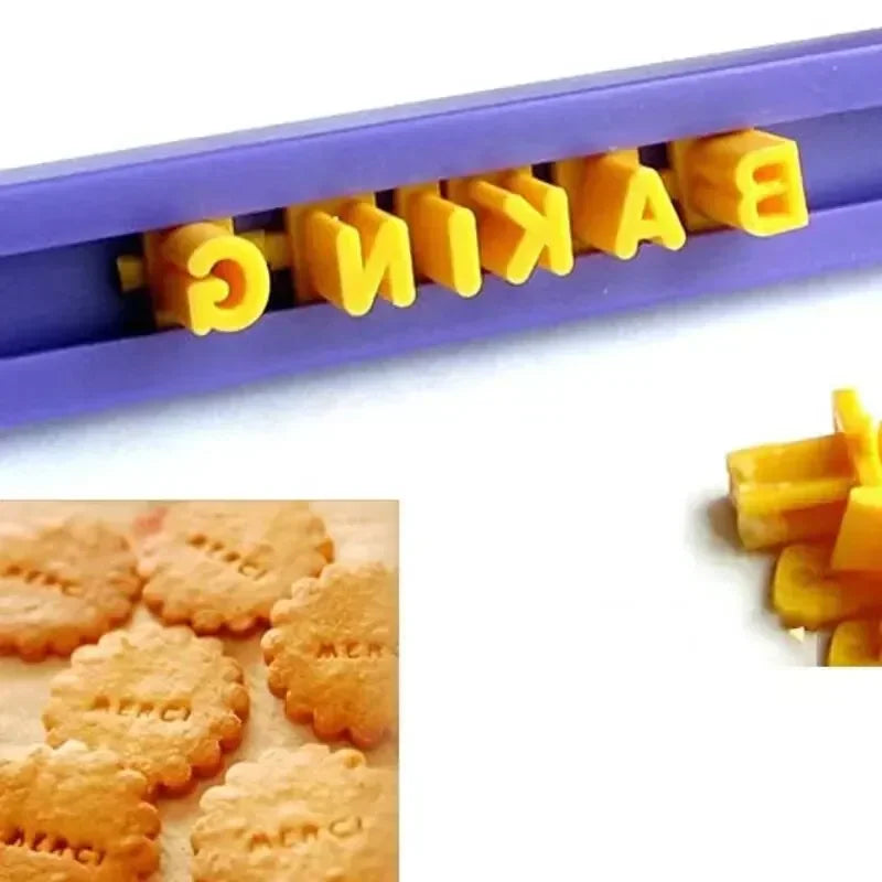 Ceramic Art Alphabet & Number Mold Set, Polymer Clay Tool Presser Embosser for DIY Embossing, Sealing Wax, and Pottery