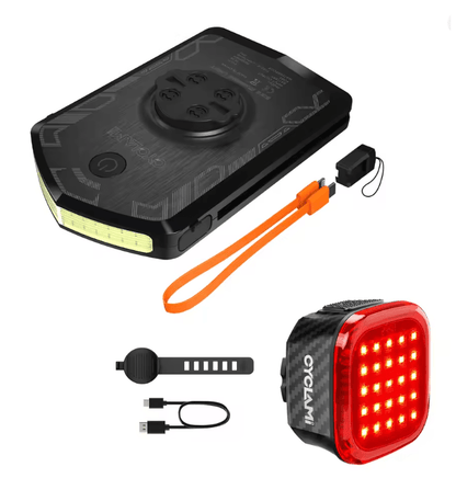 CYCLAMI RVL01 Rechargeable Bicycle Headlight With 5000mAh Battery And Type C Charging 4