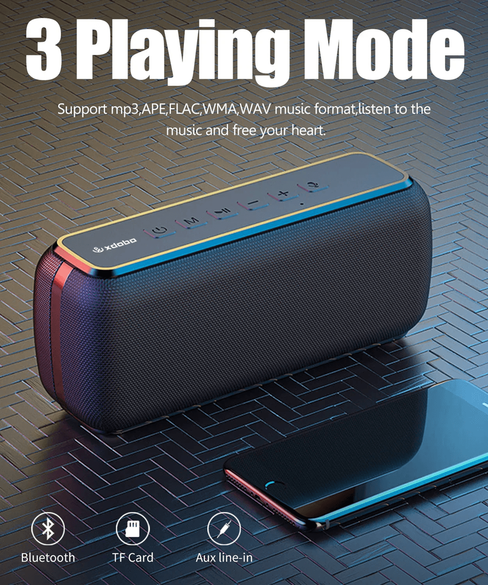 Xdobo X8 II Portable Bluetooth Speaker With 60W Power And Deep Bass 2